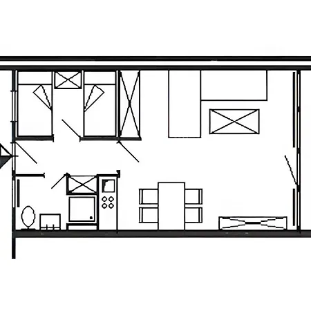Appartement Am Waldrand - Fuer 4 Personen Mit Balkon - Deck